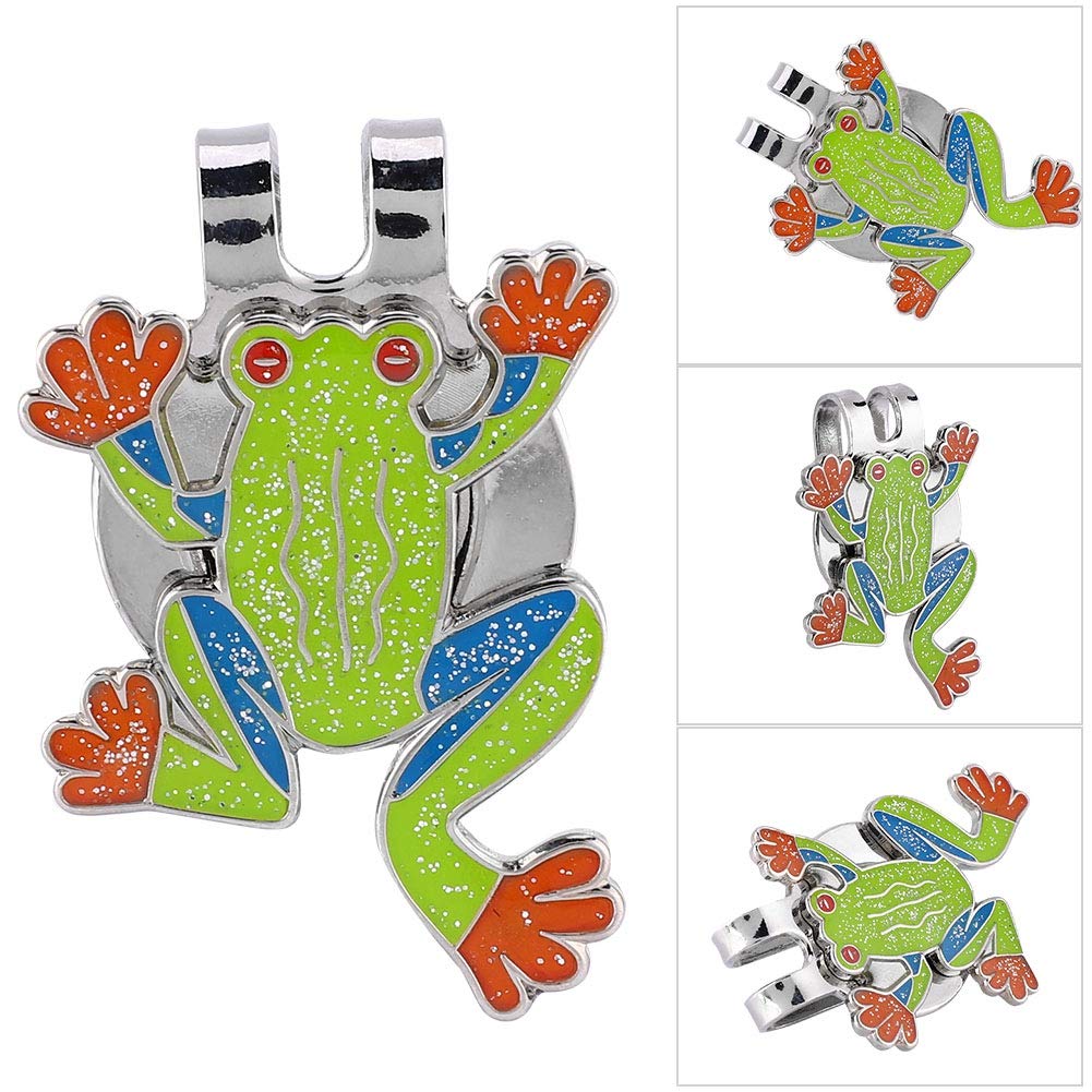 Amazon | ゴルフマーカー 磁気ボール マーカー カエル 蛙 マグネット式